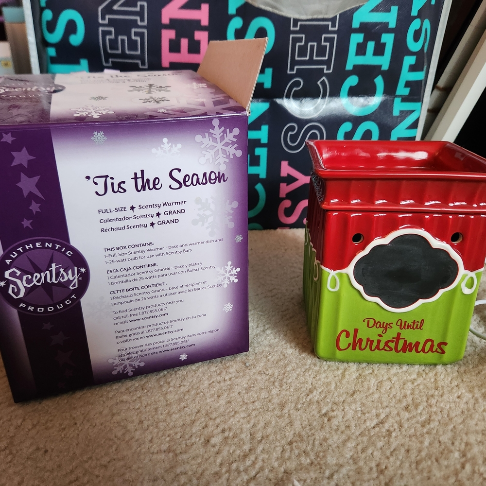 Scentsy 'Tis the Season Warmer - Red and Green